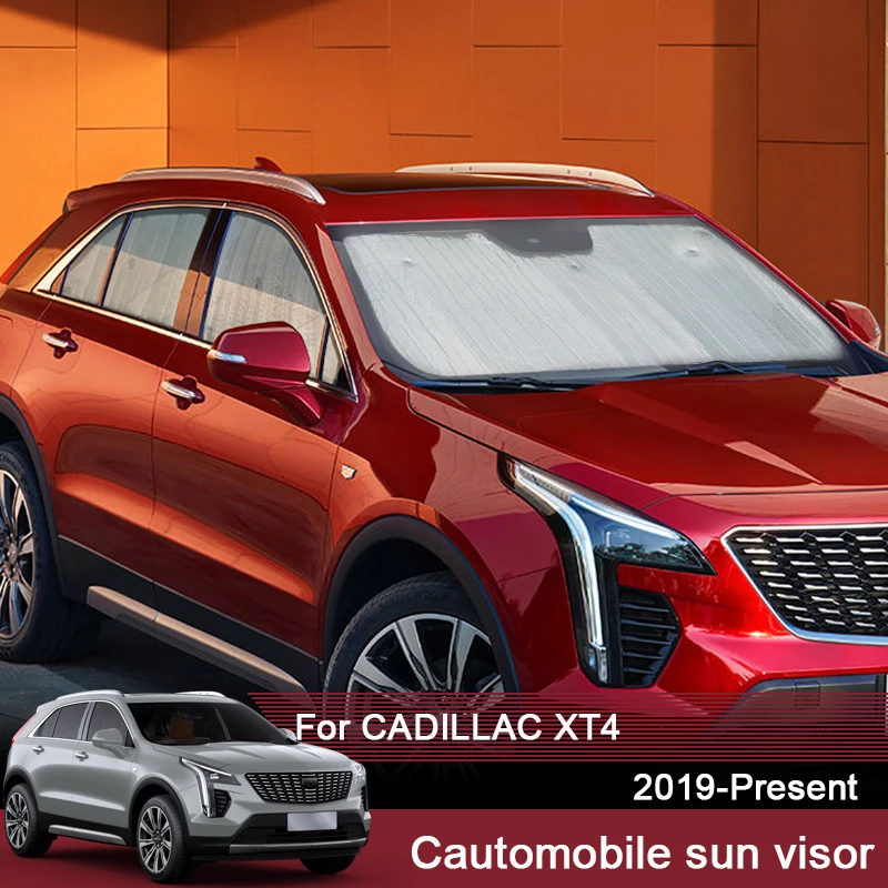 

Car Sunshades UV Protection Cover For Cadillac XT4 2019-2025 Window Curtain Sun Shade Visor Windshield Internal Accessories