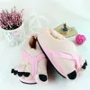 Winter Funny Slippers for Men Women Cute Home Shoes Big Foot Furry Slippers Unisex Indoor Boys Man Fuzzy Five Finger Slippers 4