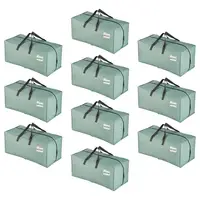 Heavy Duty Extra Large Moving Bags 10 Pack with Backpack Straps Foldable Storage Totes Ideal Camping and Organizing 2
