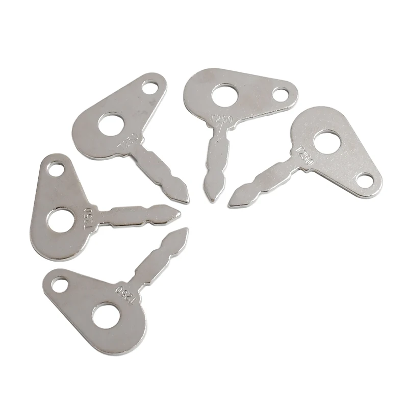 5Pcs Ignition Keys T250 3107556R1 Compatible with Lucas Compatible with Case International Harvester Tractors 770 780 880 885
