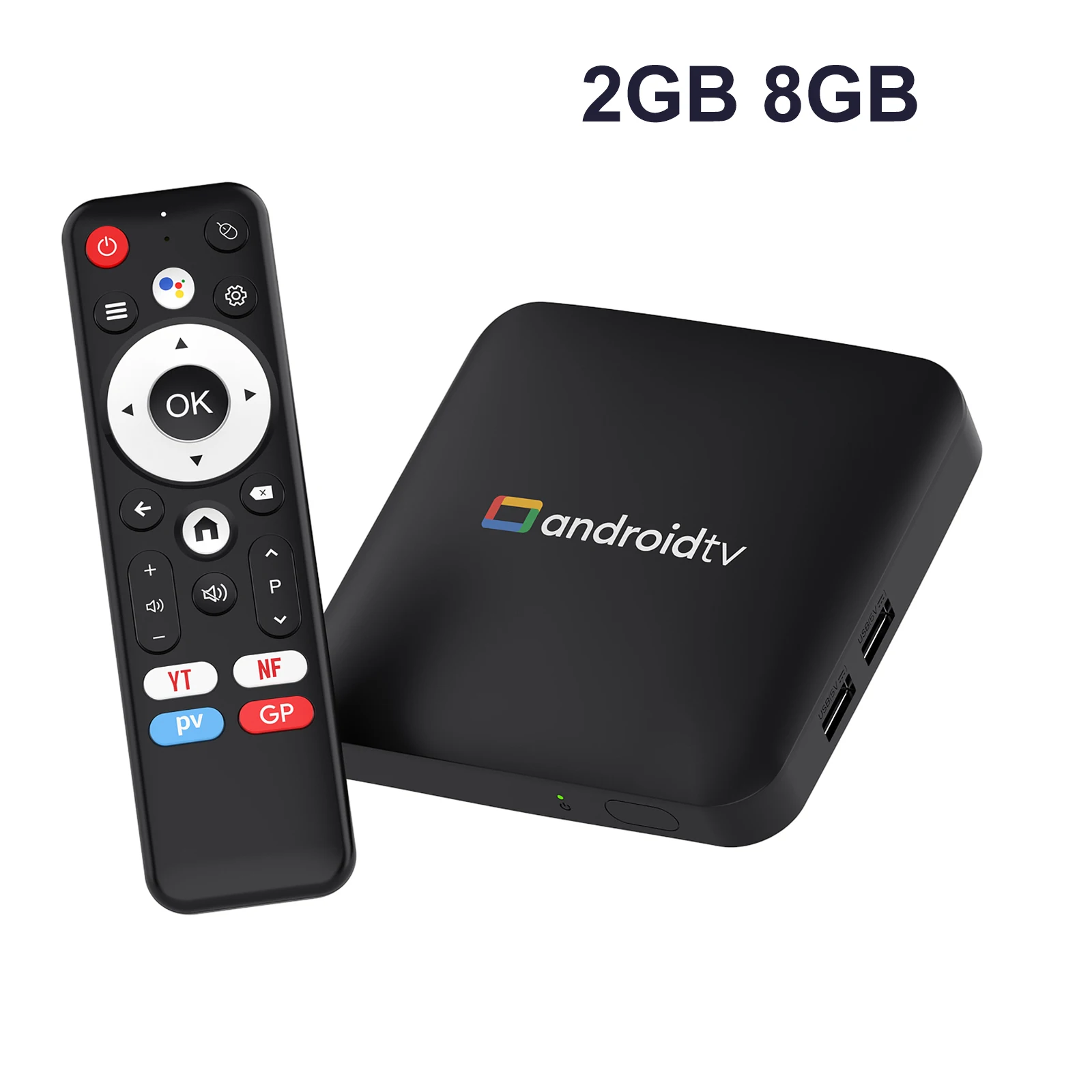 H96 MAX Amlogic S905L3 Androidtv 14.0 AI TV ボックス 4K ビデオ録画 2.4G/5G WiFi BT4.0+ Google 音声アシスタント ホーム セットトップ ボックス