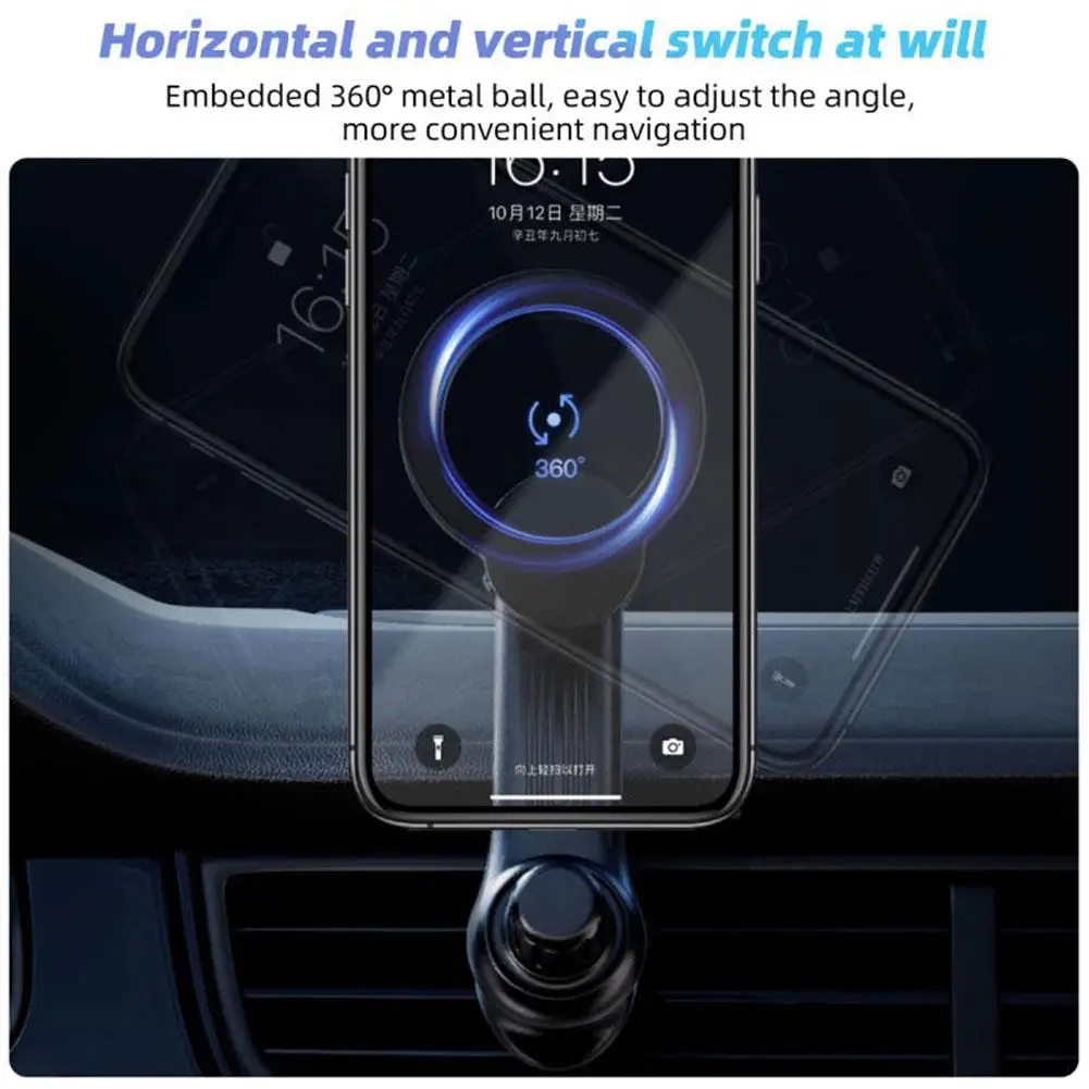 

Универсальный магнитный автомобильный держатель для телефона, магнитный автомобильный зажим для вентиляционного отверстия для IPhone 13 12 Pro Max, автомобильная мини-подставка для телефона с поддержкой GPS Br I2C3