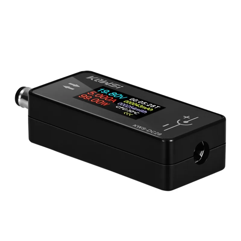 KWS-DC28 전압계 전류계 전력계 0.96 인치 TFT 고화질 디지털 디스플레이 DC 전압 표시기 테스터 전기 도구