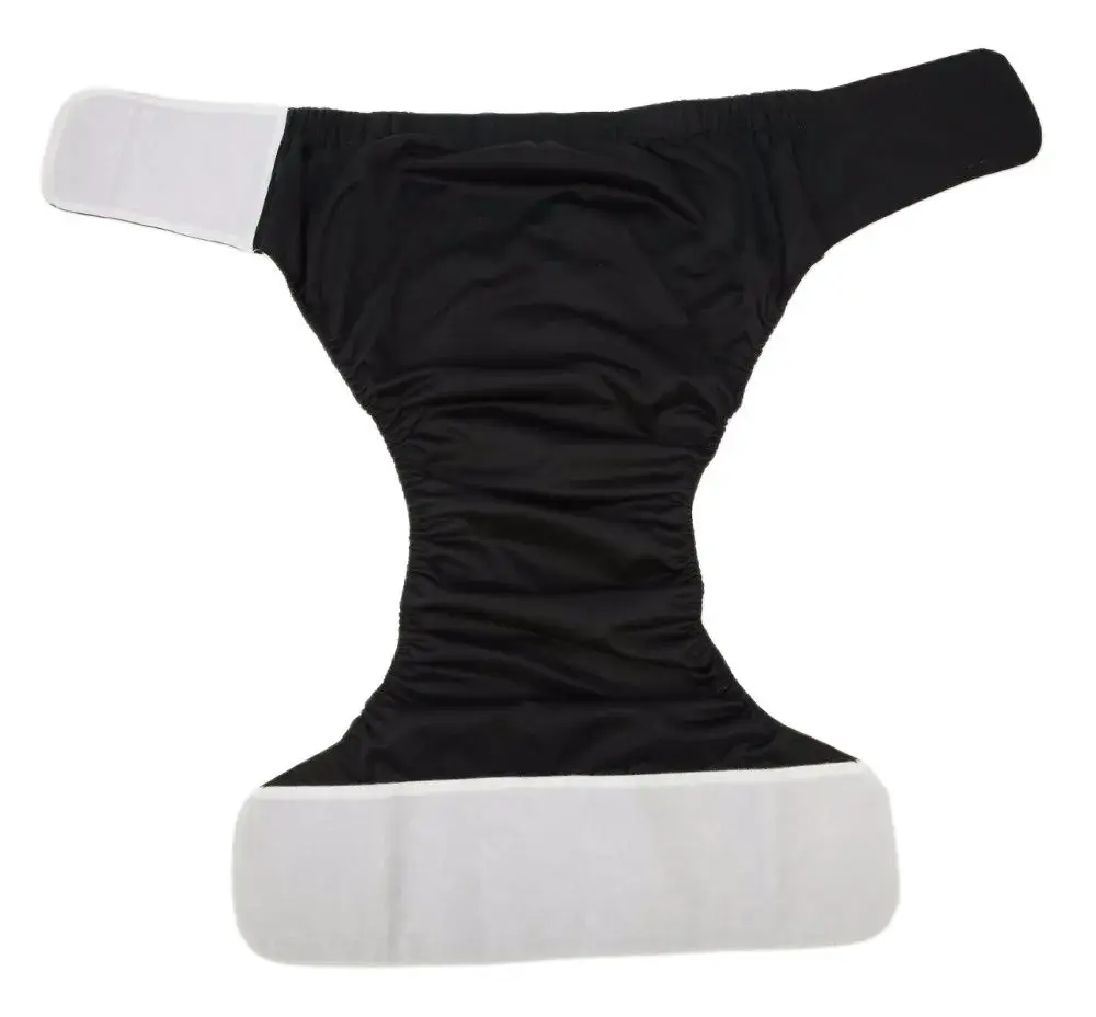 [Sigzagor]1 XL Adult Cloth Diaper Nappy Urinary Incontinence Pocket Reusable Insert Hook and Loop ABDL Age Play 26.7in to 50.4in 3