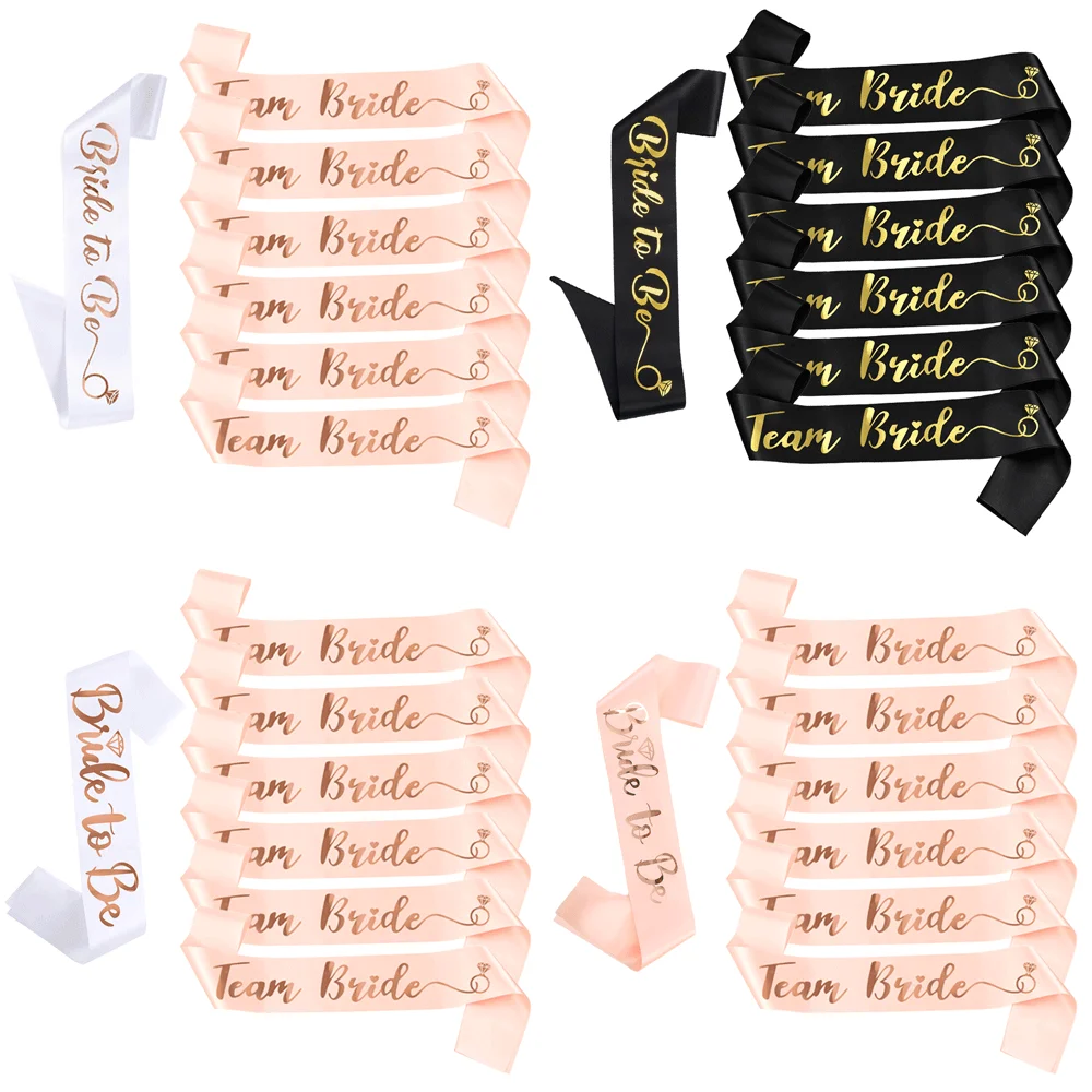 Ensemble Ceinture & Diadème Bride To Be - Or Rose - Pour Mariage & Enterrement Vie Jeune Fille