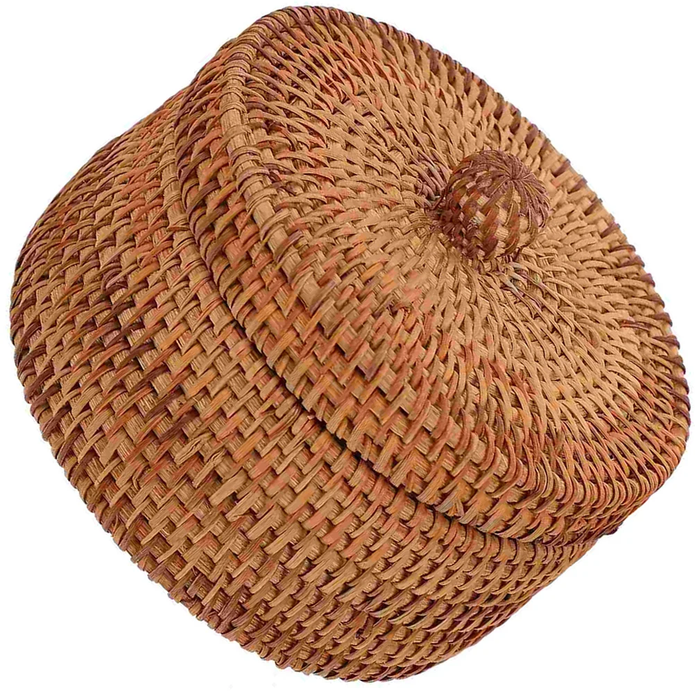 

Rattan Storage Box Desktop Basket Toy Case Tea Bag Organizer Sundry Bathroom Holder Cosmetics Bags