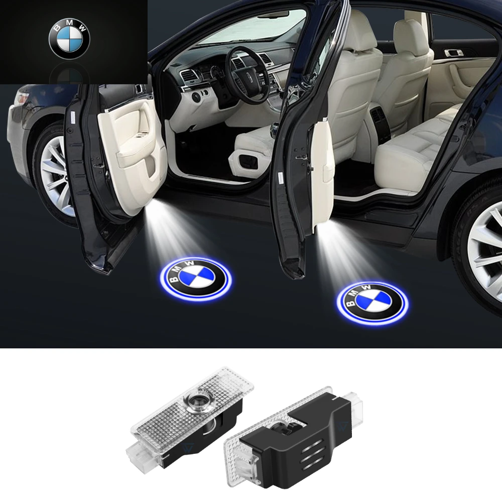 

2pcs Car Door Welcome Lights Decoration For BMW M2 M3 M4 M5 M6 M PERFORMANCE E92 E91 X5 E70 F11 G20 F25 G30 Led Projector Lamps