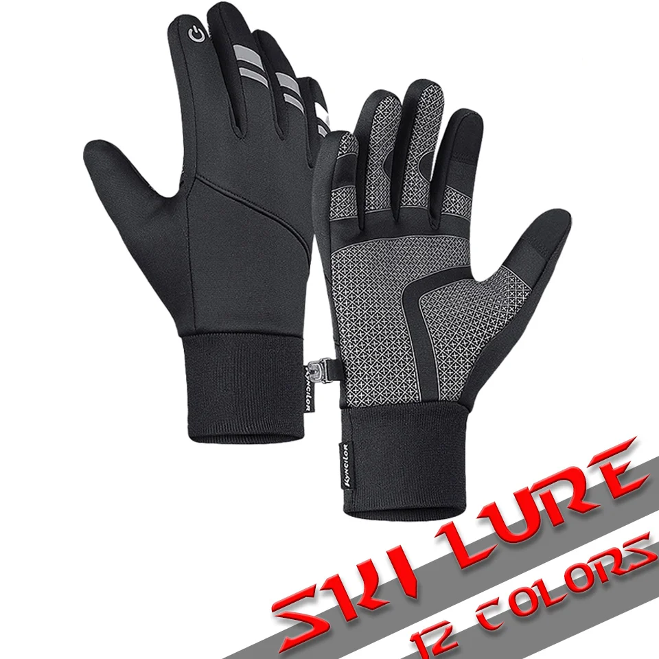 

Outdoor Ski Gloves Waterproof Windproof Men Women Outdoor Sports Skiing Cycling Climbing Hiking Non-slip Winter Warmth Gloves