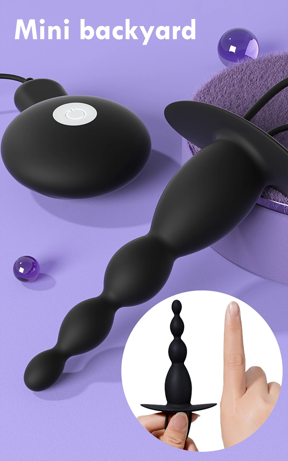 Anala pärlor vibrator mjuk silikon prostata stimulator dam_voghion.com