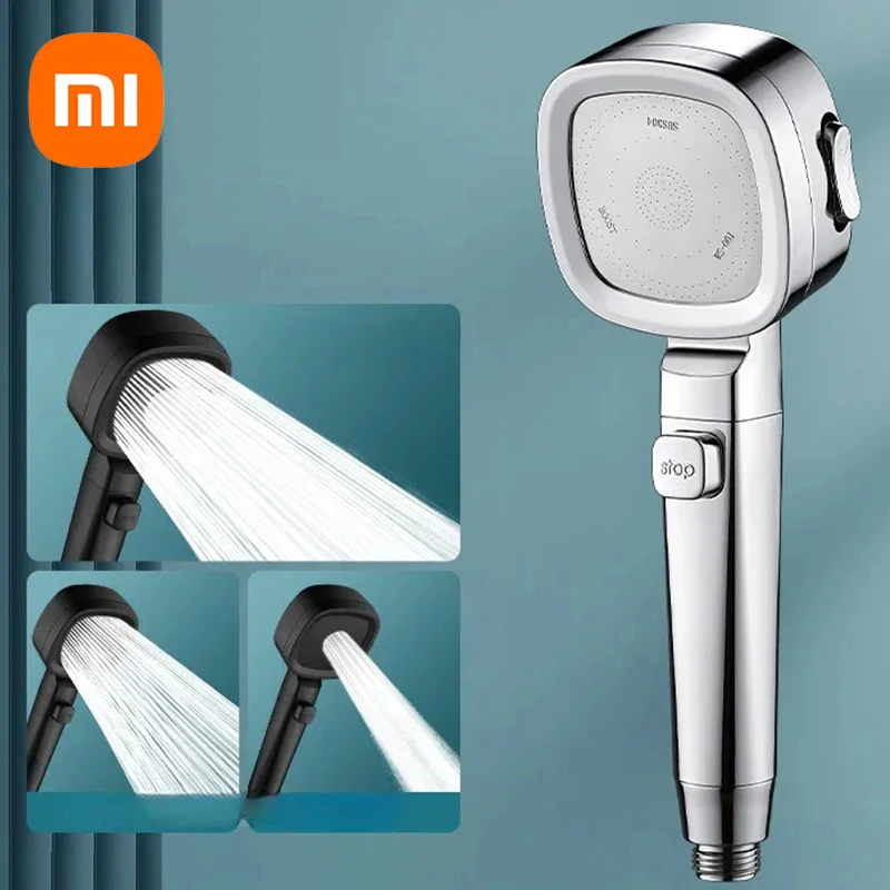 Xiaomi High Pressure Shower Head Water Saving 3-Modes Shower Heads Adjustable Water Massage Sprayer Home Bathroom Accessories 5