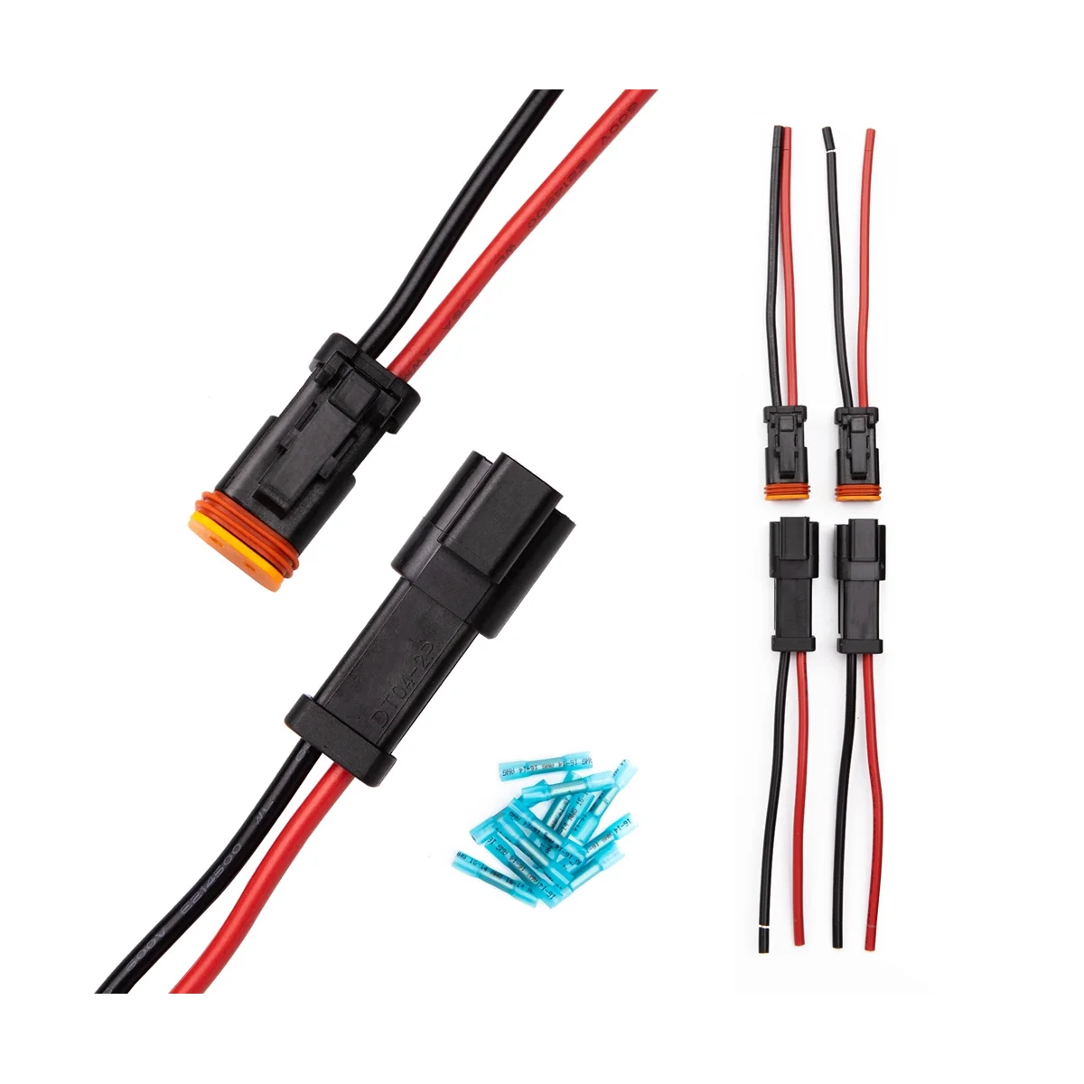 

6 пар DT 2 Pin Pigtail Kit, Штекерный гнездовой адаптер, розетка, жгут проводов для детской модели, Аксессуары для планшетов