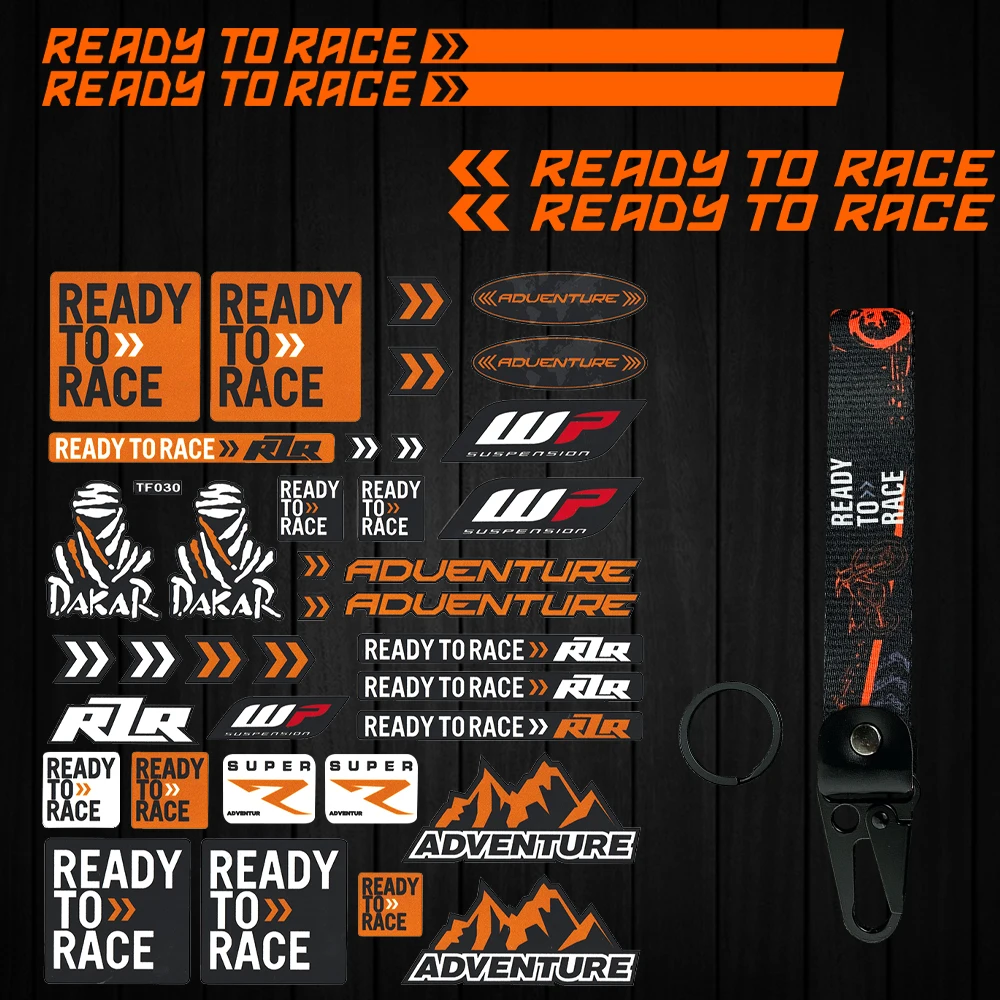 Motorcycle Decal Reflective Motorcycle Accessories Decal Fuel Tank Stickers for KTM Duke 200-1290 Super Adventure