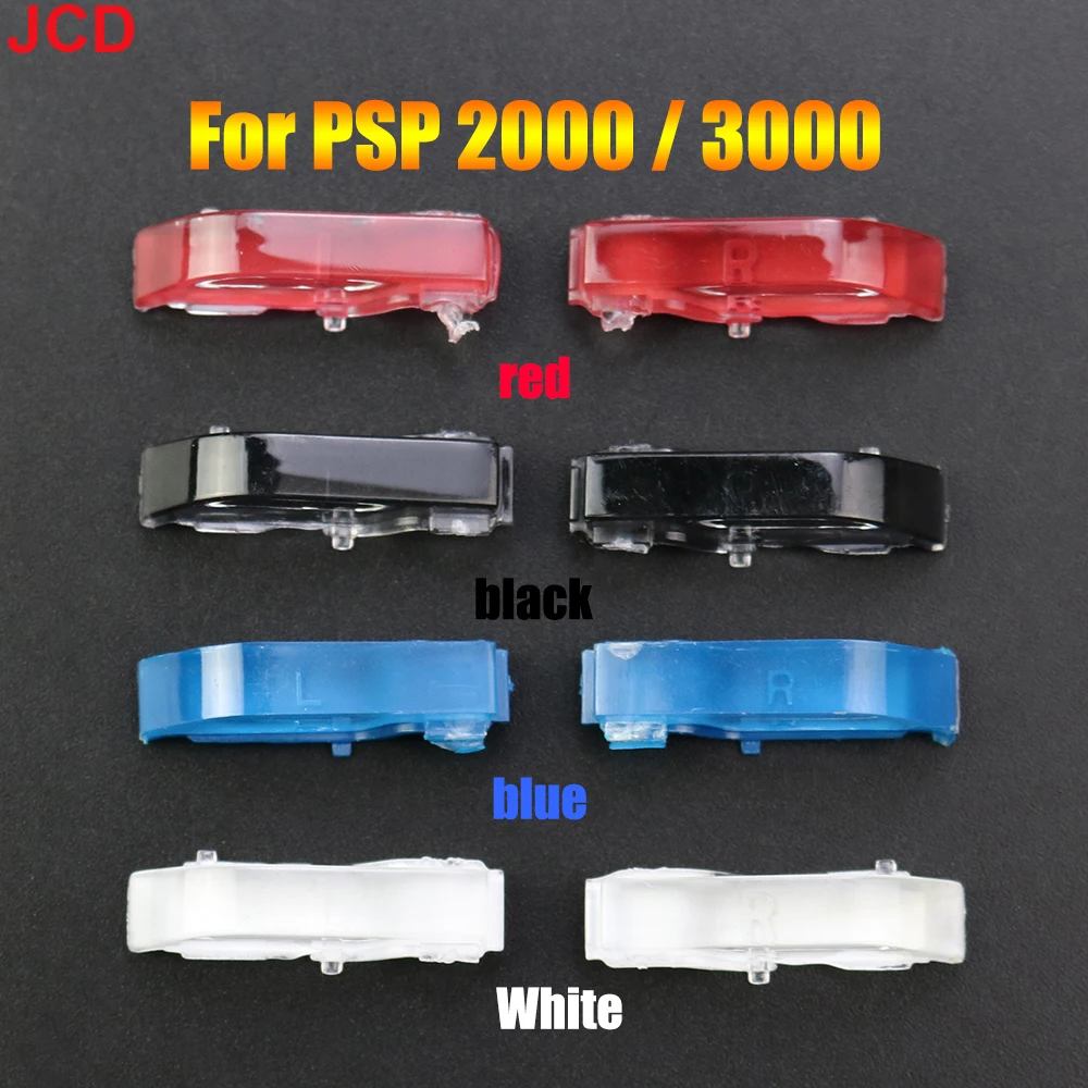 JCD For PSP 3000 2000 button 4 color LR key lift trigger button clear