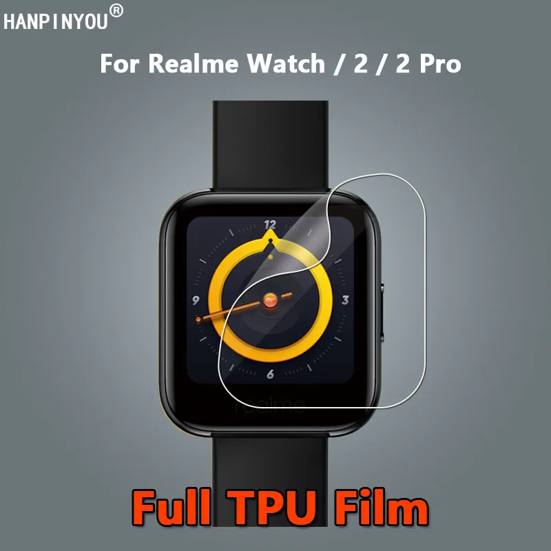 10 Pz Per Realme Watch 3 2 / Pro Smart Watch Ultra Clear Self-Repair Soft Tpu Hydrogel Film Screen Protector-Non Vetro Temperato