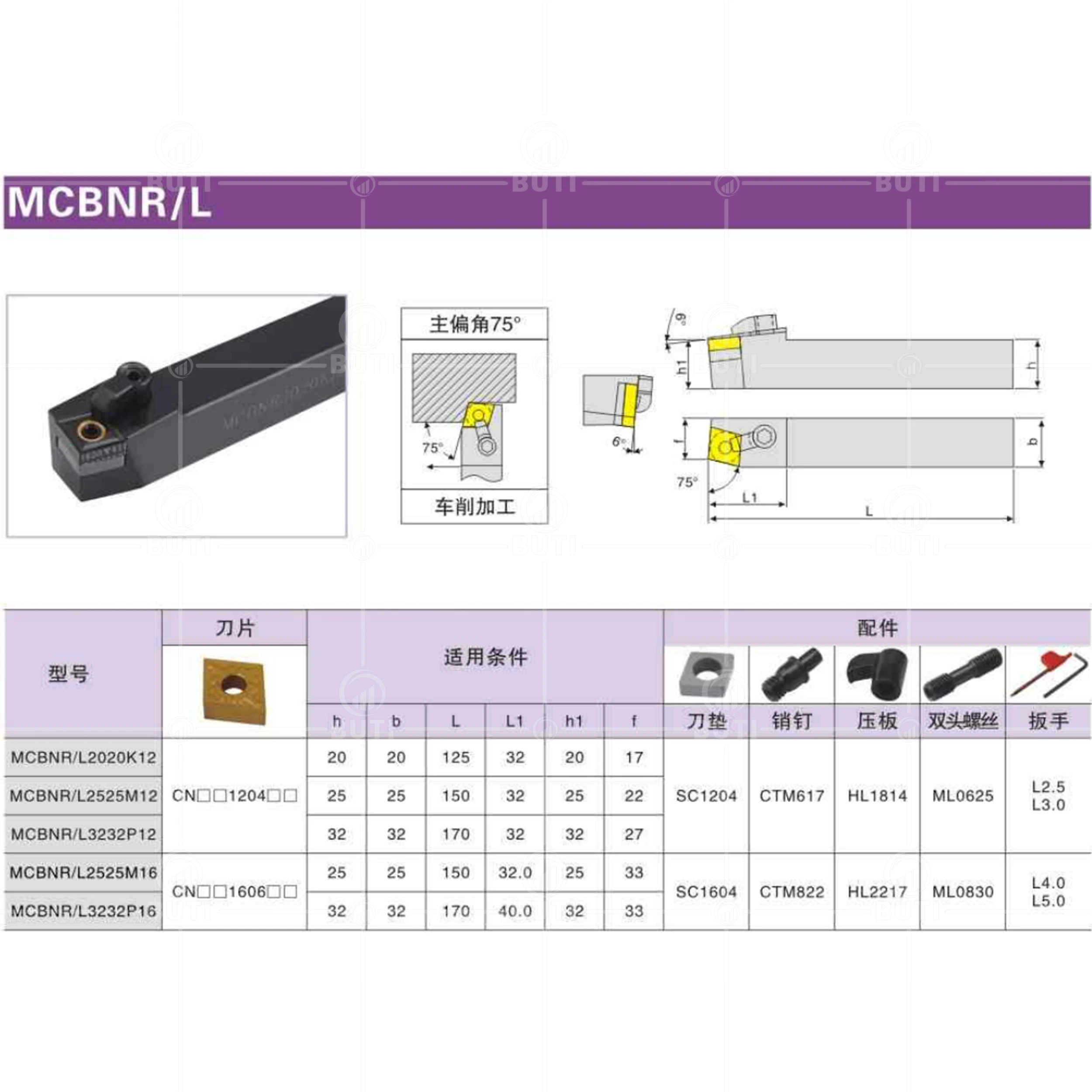 DESKAR 100% 오리지널 MCBNR2525M12 MCBNR2020K12 MCBNL1616H12 CNC 선반 홀더 커터 CNMG 블레이드 용 아버 카바이드 인서트 절단