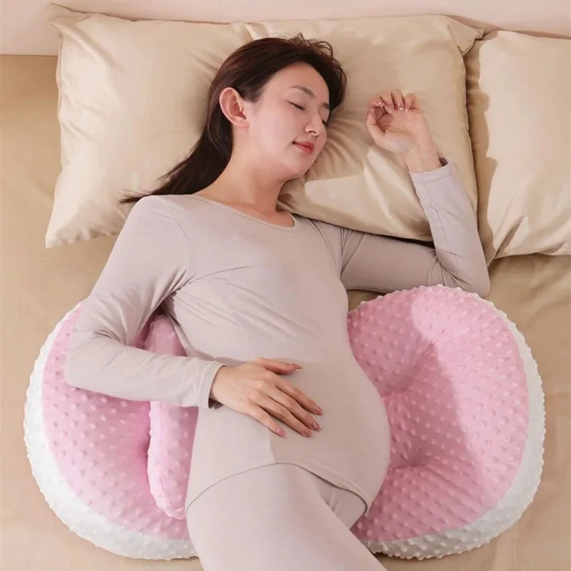 Pregnancy Pillow Pregnant Women's Side Sleeping Belly Pillow Multifunctional Maternity Waist Protection Pillow Adjustable Width Pregnancy