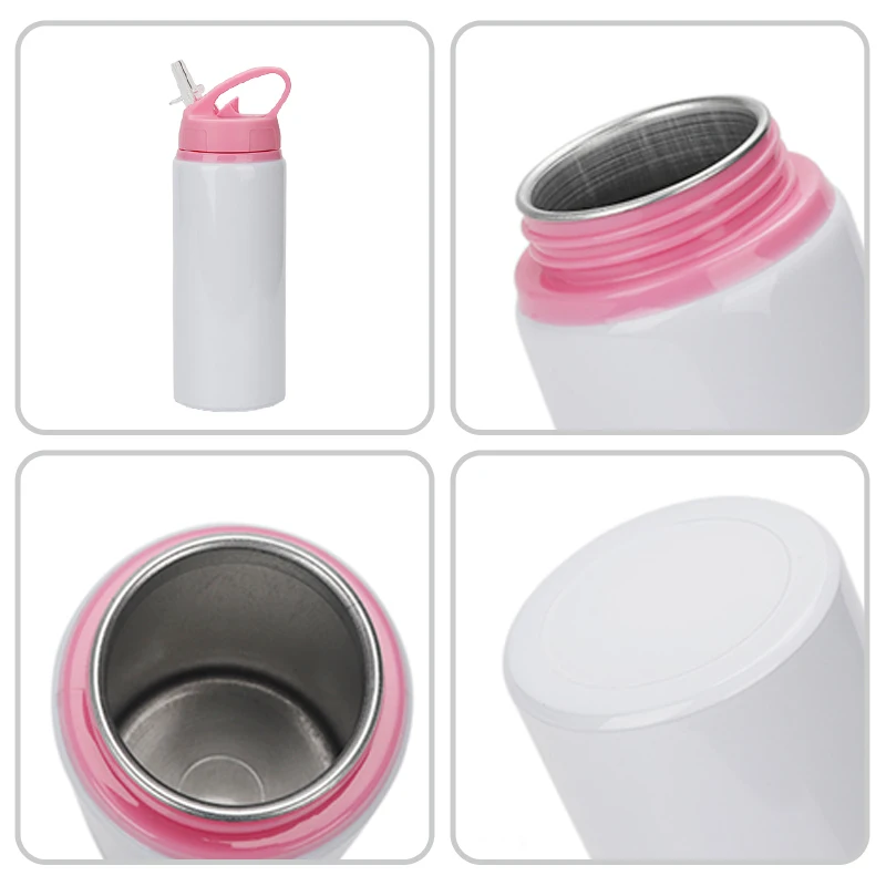 Wholesale Sublimation 20oz Sippy Cups Kids Water Bottle Singer Layer  Aluminum Wide Mouth Mugs Drinking Tumbler With Straws Lids - Water Bottles  - AliExpress