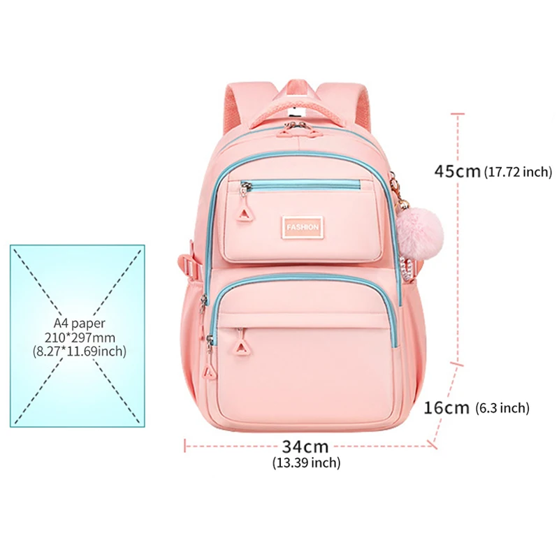 Large Capacity Student Backpacks Casual Waterproof men and women Oxford Cloth Backpack Fashionable Travel College school Bags 5