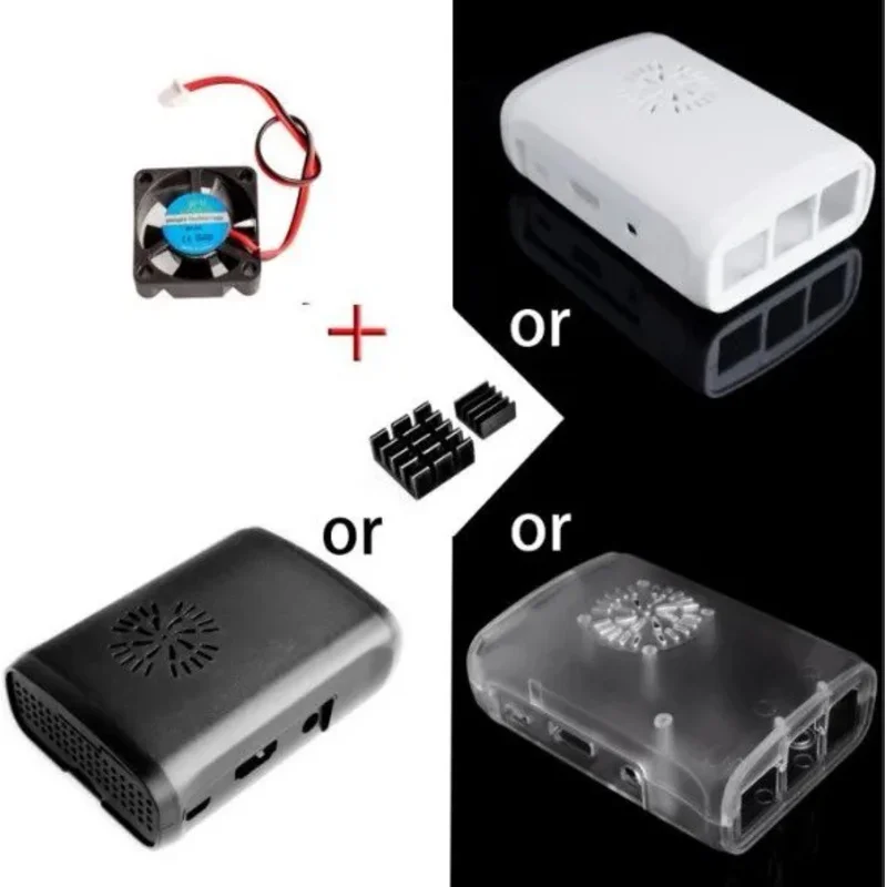 Scatola Raspberry Pi 3 Abs Con Modulo Ventola Per Raspberry Pi 2 Raspberry Pi Pi Modello B Plus Dissipatore Di Calore In Alluminio Puro Nuovo