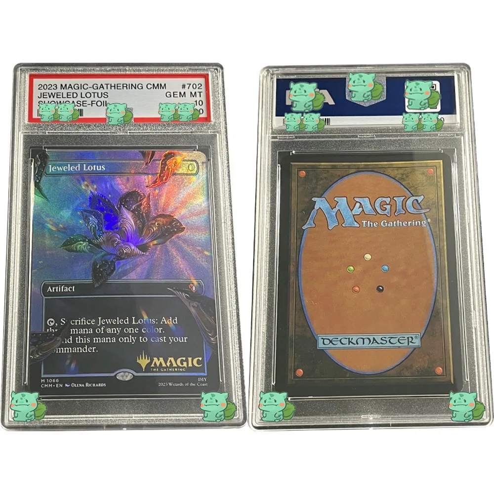 

Anime MTG GEM MT 10 Point Grade Collection Card 2023 MAGIC-GATHERING CMM JEWELED LOTUS SHOWCASE-FOIL Label Holographic Gift Toy