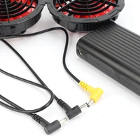 21v climatisation vêtements ventilateur de refroidissement gilet soulagement de la chaleur refroidissement vêtements ventilateur turbine refroidissement climatisation ventilateur batterie ensemble 4