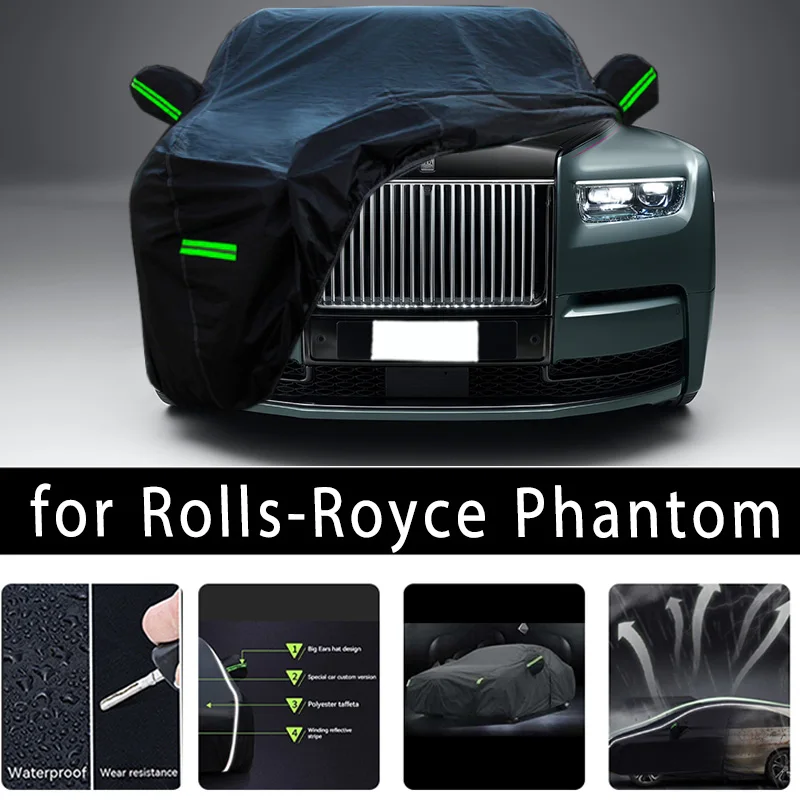 

For Rolls-Royce Phantom Outdoor Protection Full Car Covers Snow Cover Sunshade Waterproof Dustproof Exterior Car accessories