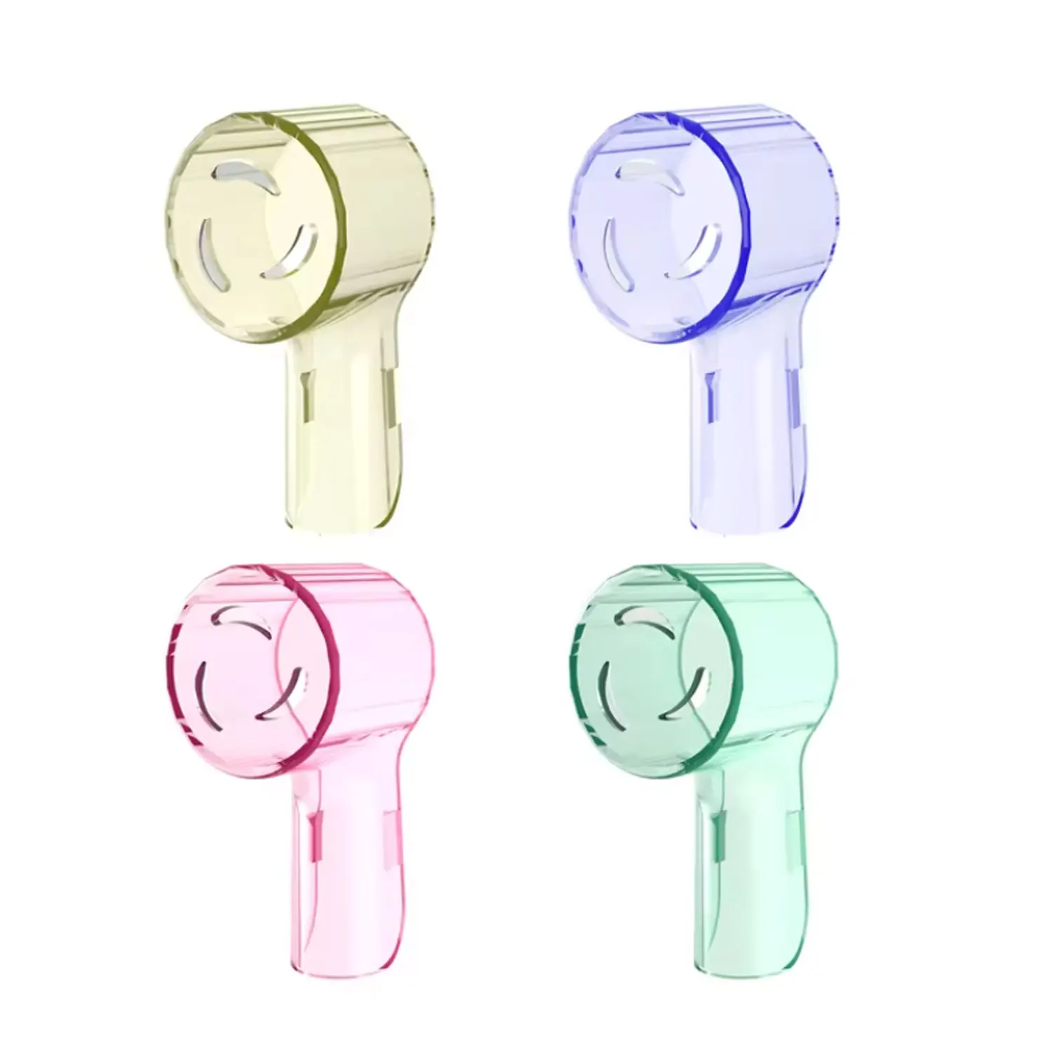 Pack of 6 Dustproof Toothbrush Head Covers