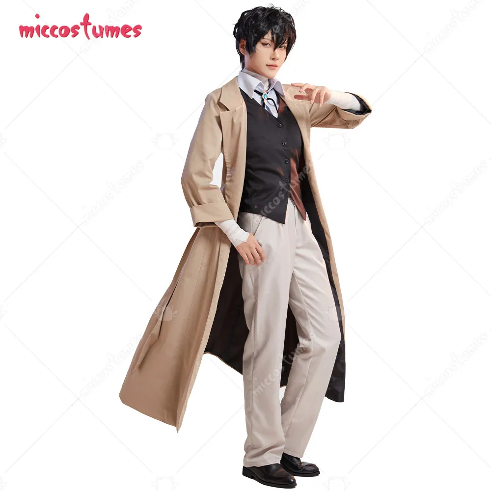 

Women's Dazai Cosplay Costume Outfit Set Men Long Jacket halloween costume