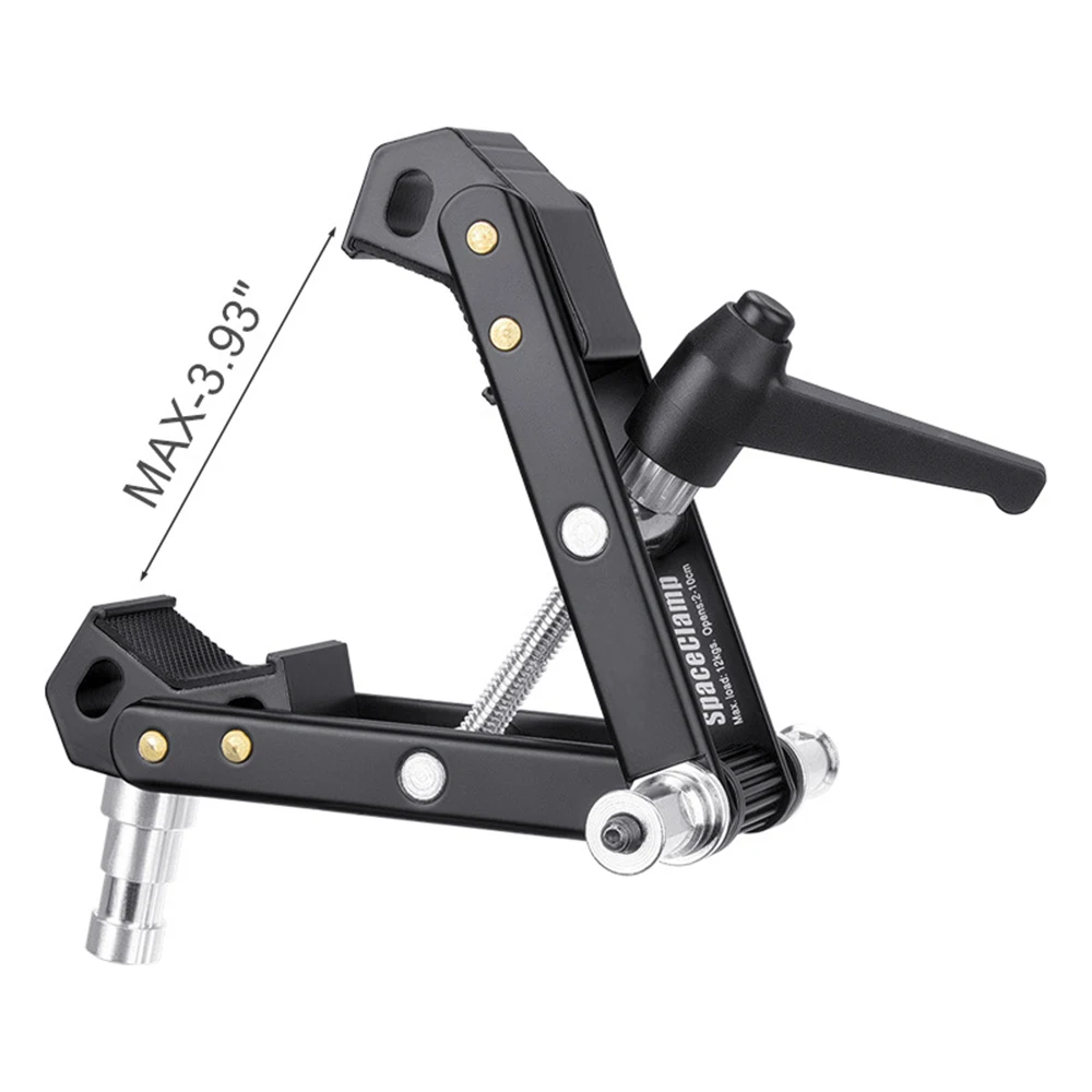 Multi-function Super Clamp Arm Super Clamp with 1/4 Thread Stand Stud Photography Lighting Holder for Photo Studio Accessories
