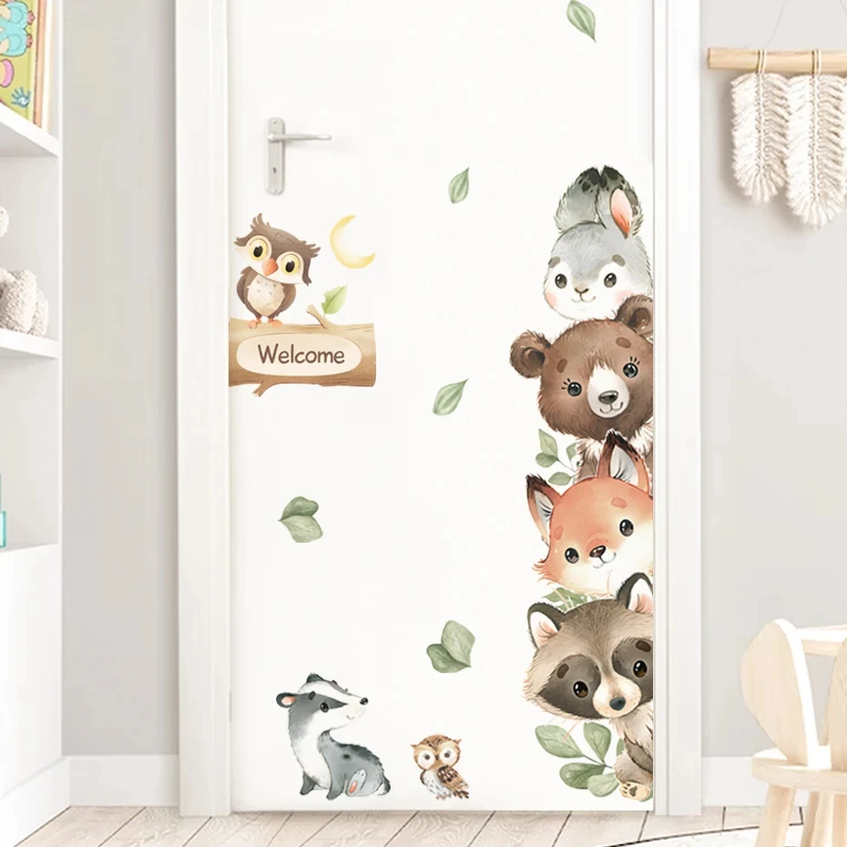 Watercolor Cartoon Forest Animals 5