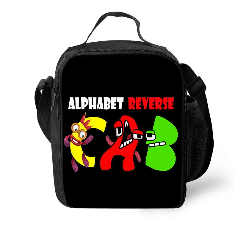 Alphabet Lore Insulated Thermal Lunch Tote - Leakproof Food Storage Bag