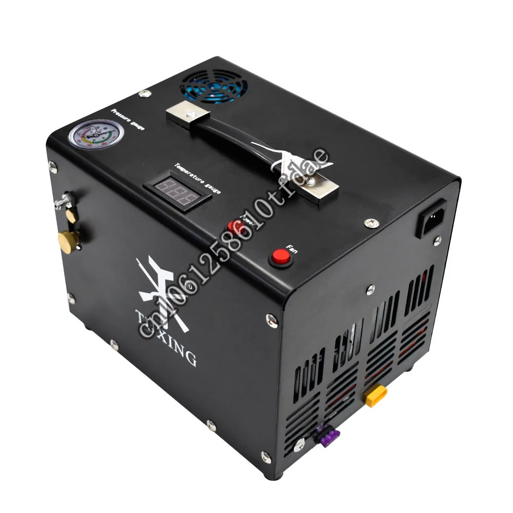 

TUXING 12V DC 30Mpa 4500Psi 300Bar Compressor Electric PCP Converter Inlet