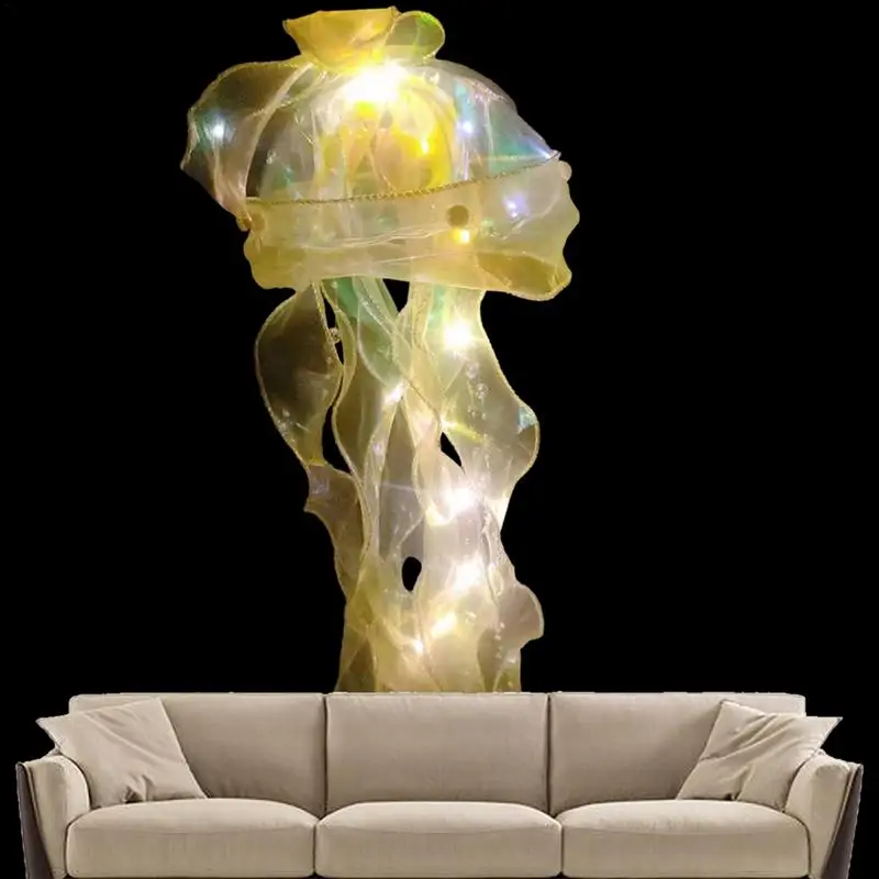 

Led Jellyfish Lantern Colorful Jelly Fish Light Lamp Colorful Jellyfish Lamp Jelly-Fish Shape Light Decors Lantern Decorations