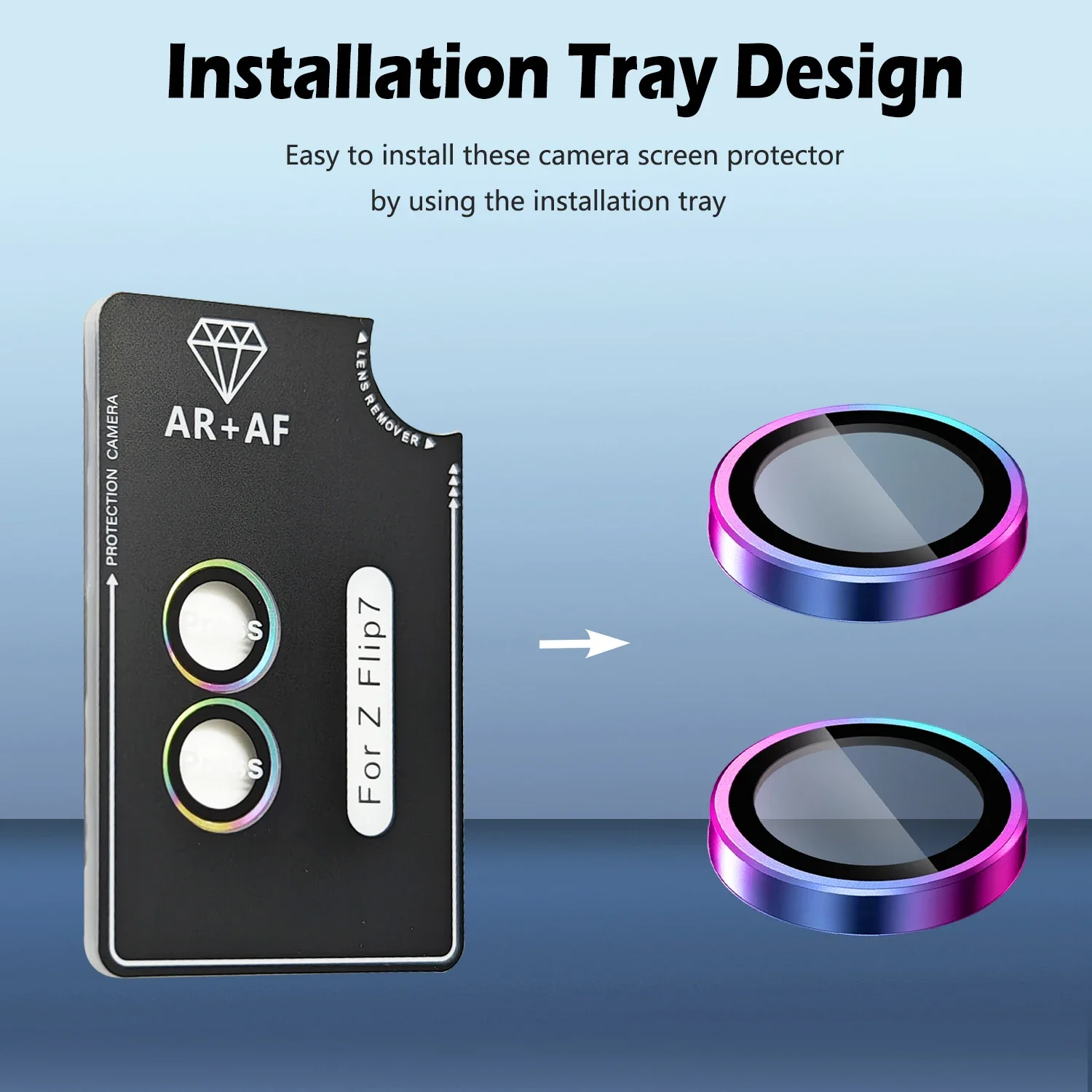 Premium Tempered Glass Camera Lens Protector