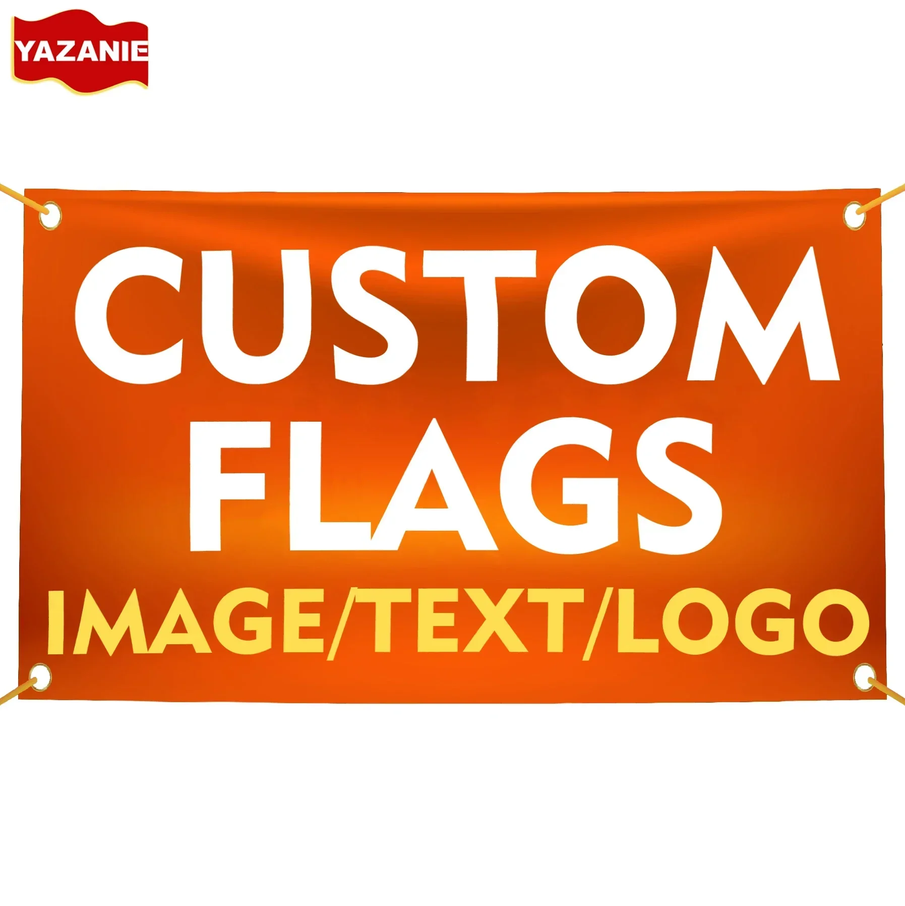 Polyester Graphic Printed Custom Flag with Brass Grommets 3x5 4x6 5x8 ...