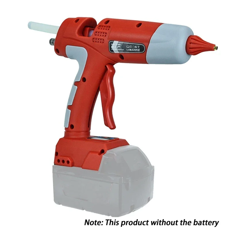 Pistola de Cola Quente sem Fio para Milwaukee Bateria de 18v Li-ion Pistola de Cola Display Digital Ferramentas Faça Você Mesmo Domésticas 10 Varas - Image 3