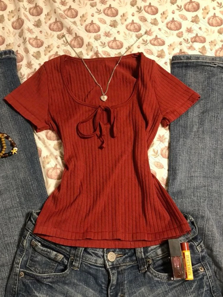 Faux Leather Mesh Crop Top – Harajuku Y2K E-Girl Streetwear