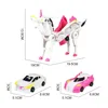 Winged Pegasus Two Car Collision Deformation Model Pegasus Unicorn Transforming Toy Children Toys Birthday Gift 6