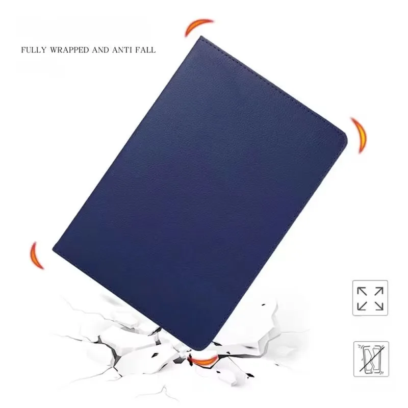 360 Degree Rotating PU Leather Tablet Case with Stand Holder