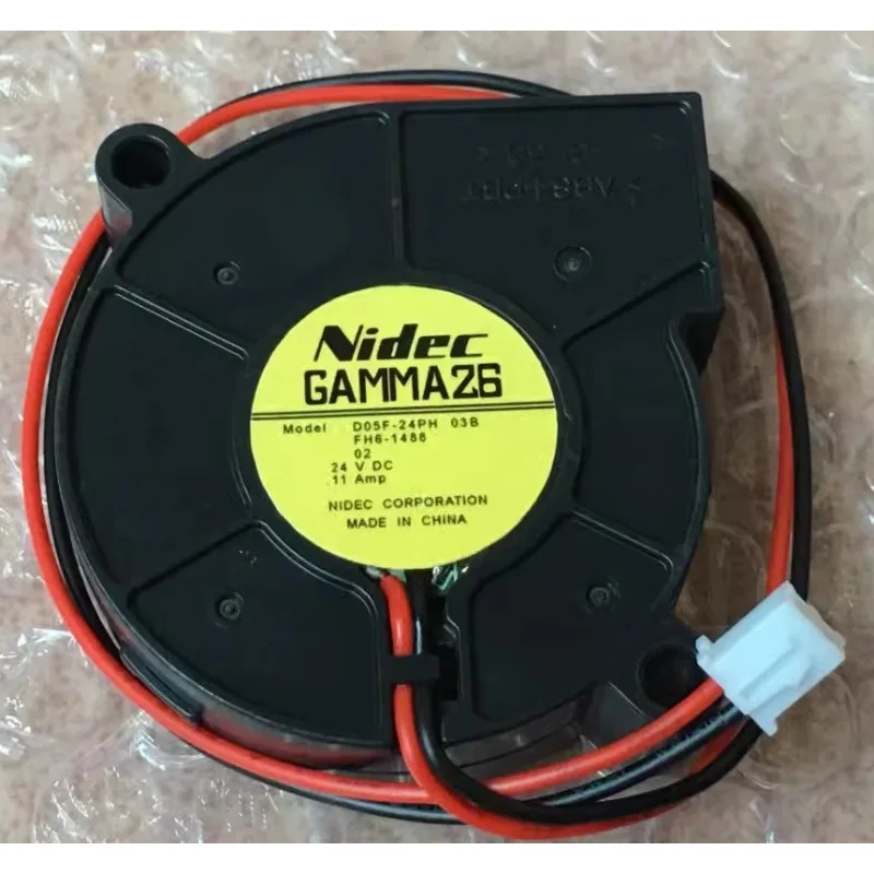 NIDEC D05F-24PH 5015 용 CPU 선풍기, 무소음 송풍기, 터빈 선풍기, 24V, 0.11A, 50 × 50 × 15mm, 5cm, 신제품