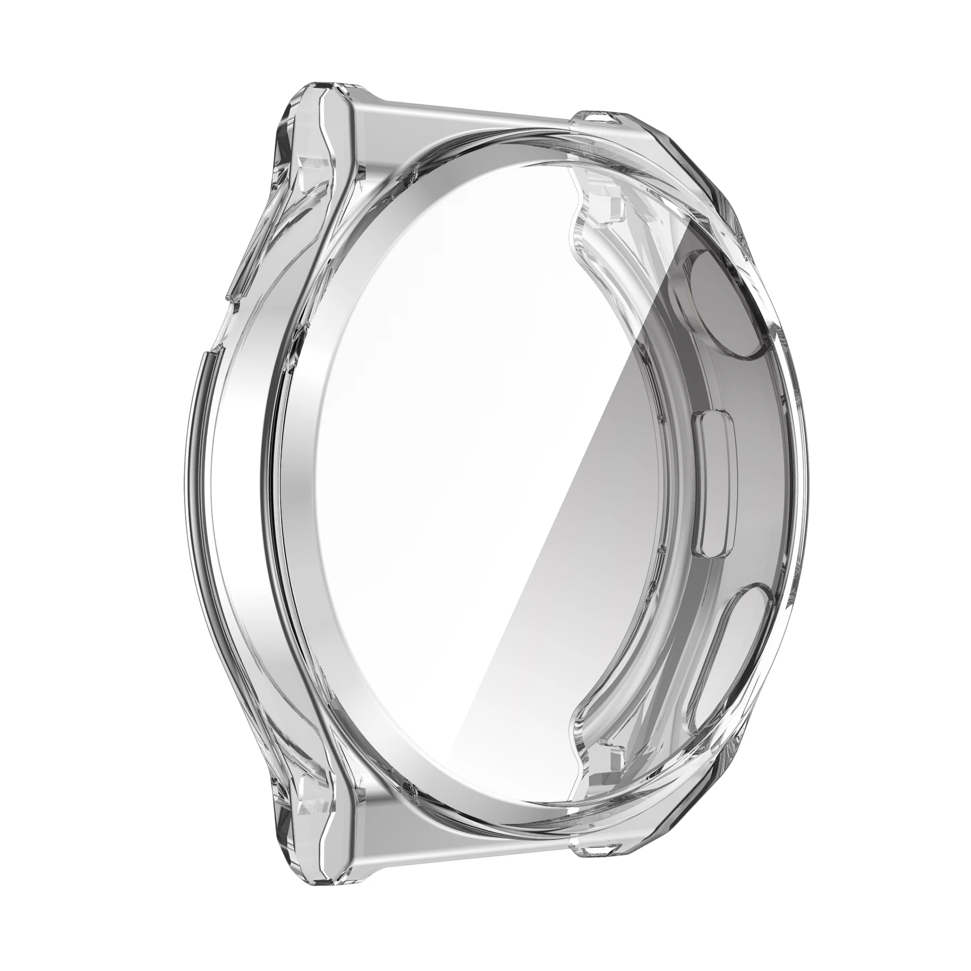 Soft TPU Screen Protector Case for Huawei Watch GT3 Pro 43/46mm Transparent Cover with Screen Protect Durable Watch Case