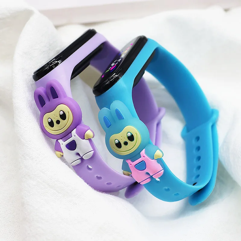 Cartoon LaBuBu Children's Watch Colour Electronic Digital LED Display Watches Fashion Watches Holiday Gift Kids Watches 4