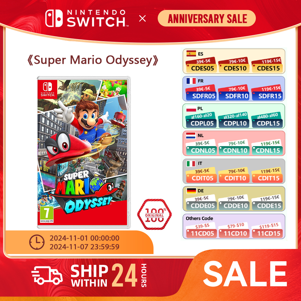 Super Mario Odyssey -Nintendo Switch Game - Physics Game Ink Cartridge