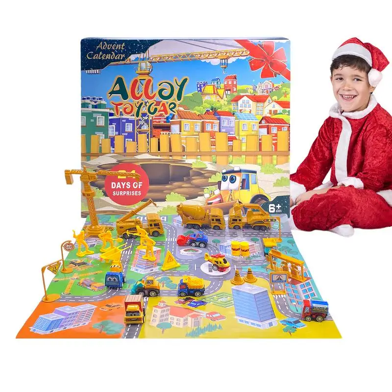 

Toy Advent Calendar 24 Cars Advent Set 24 Exquisite Cars Kids Advent Calendar Car Set For Kids 3-12 Years Old Boys And Children