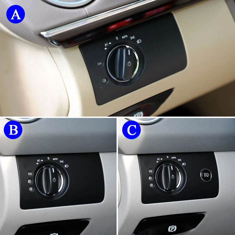 Reemplazo de la cubierta del Panel del botón del interruptor del faro delantero Interior para Mercedes Benz W164 ML GL 300 350 450 500 2005-2011