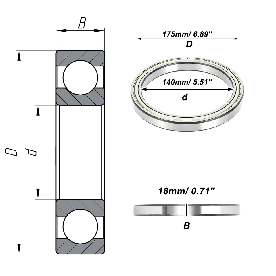 A ABSOPRO 6305DDU & Rillenkugellager P5 25x62x17mm Geschmierte Lager Doppelgummilippe Schwarz Silberfarben Scooter Skateboard Rad