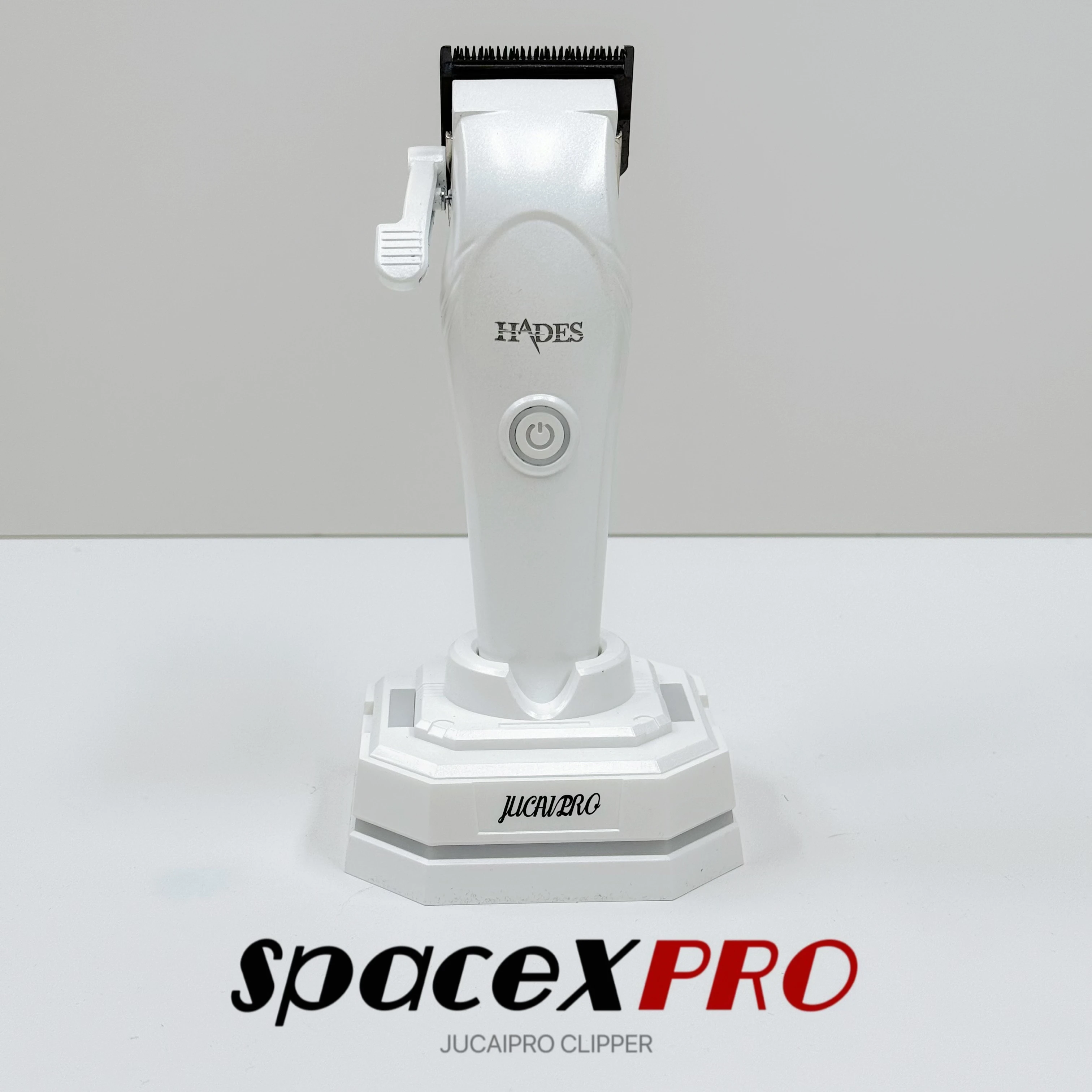 SPACEXPRO Jucai/Starship Series Fast Charging Technology 9CR Steel Head Digital Brushless Motor Professional Oil Head Clipper 3