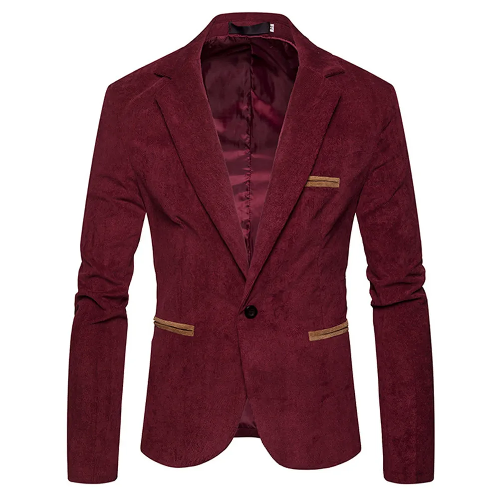 Men\'s Luxury Fashion Banquet Dress Suit Jacket 2023 Autumn Winter Velvet Male Slim Texture High Quality Blazer Coat