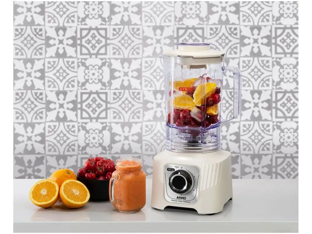 Liquidificador Arno Power Max LN64 15 Velocidades 1400W Marfim - 110V 4