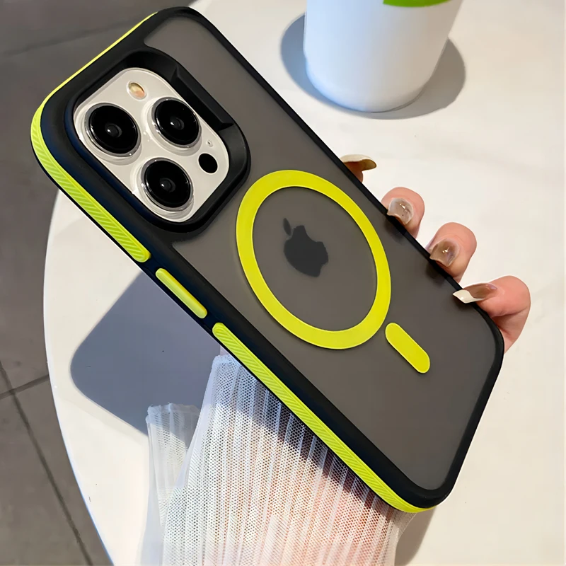 Luxury-Matte-Translucent-Armor-Shockproof-Case-For-iPhone-15-14-13-12 ...